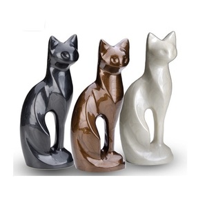 Urne funéraire de luxe en métal de style européen et américain, faite à la main, pour cendres de chat et de chien, commémorative (mariage, Ramadan), taille et couleur personnalisables, pour table. - Product Image 1