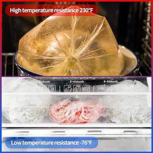 Large <b>Plastic</b> Produce <b>Bag</b> Roll, HDPE Durable <b>Clear</b> Food Storage Saver for Fruit Vegetable Bakery Snack Grocery <b>Bags</b> - Product Image 5