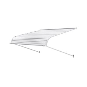 Toldo de Aluminio Resistente de 48 x 42 Pulgadas para Ventanas y Puertas, Ligero y Estable, para Protección Contra Lluvia, Nieve y Sol - Product Image 1