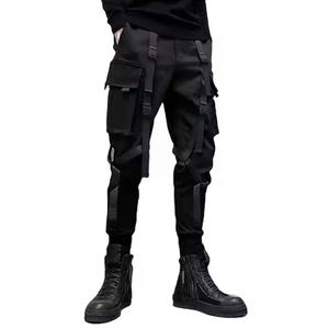 New Arrival men's <b>Cargo</b> Sweat Pants Custom logo and Size Sports Jogger 4-way <b>Stretch</b> Lightweight <b>Cargo</b> Pants for men - Product Image 2