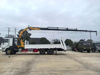 Grue montée sur camion Shacman F3000 6x4, prix d'usine, grue à bras articulé pliable de 16 tonnes