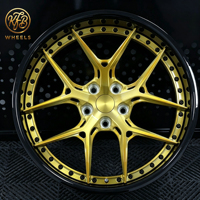 عجلات KFB مقاس 19 و20 و21 و22 بوصة مكونة من 3 قطع مصنوعة بالحدادة، جنوط عميقة مخصصة لسيارات BMW ومرسيدس بنز وأودي وبورش