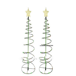 Juego de 2 Adornos Navideños Metálicos con Luces LED de la Mejor Calidad, Diseño de Primera Categoría, Perfectos para Decoración Navideña del Hogar - Product Image 1