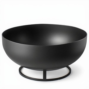Brasero de jardin contemporain en métal Noble Flame, conçu pour une vie de plein air élégante, une relaxation, des moments de divertissement et un aménagement sophistiqué. - Product Image 6