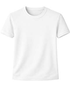 เสื้อยืดคอกลมสีขาวแบบเรียบง่ายสำหรับผู้หญิง แขนสั้น ผ้าฝ้าย สไตล์ลำลอง เหมาะสำหรับฤดูร้อน สตรีทแวร์ รับสกรีนโลโก้ตามสั่ง - Product Image 1