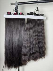 Trama vietnamita Cabello humano virgen Rizado Suelto Paquete de ondas profundas 30 pulgadas Longitud estirada Estilo de onda natural Proveedor de cabello superior - Product Image 3