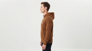 Sudadera con capucha clásica para hombre, con cremallera completa, suave, para fabricación OEM/ODM de marca privada, suministro al por mayor - Product Image 3