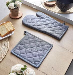 Gant de four au design moderne pour une cuisine élégante, résistant à la chaleur, pour barbecue, avec poignet allongé, exportateur d'Inde - Product Image 4