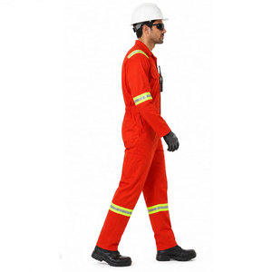 Combinaison de travail ignifuge respirante en gros pour hommes – Vêtement de travail en coton confortable et résistant au feu (FR) - Product Image 5