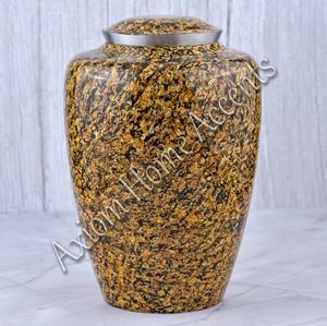 Elegante urna de cremación de aluminio con acabado pulido Hermoso recuerdo conmemorativo de Axiom Home Accents - Product Image 4