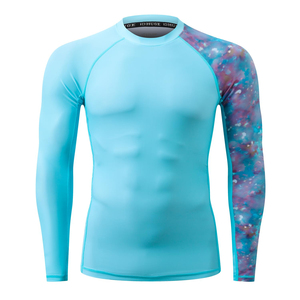 Chemises de compression respirantes à séchage rapide de qualité supérieure pour hommes, imprimées par sublimation, rashguard extensible pour la gym et le MMA - Product Image 1