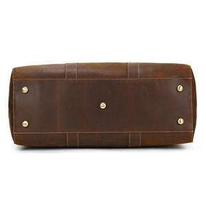 Best Seller Custom Logo Vintage Crazy Horse Leather Duffel Bag Mens <b>Travel</b> Weekend Overnight Luggage Business <b>Holdall</b> Sports Bag - Product Image 4