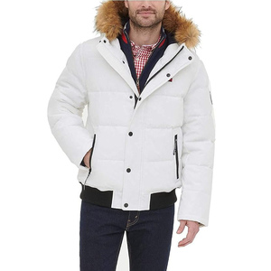 Nouvelle veste d'hiver pour homme avec logo personnalisé, de haute qualité, tendance, décontractée, épaisse, zippée, coupe-vent, rembourrée - Product Image 1