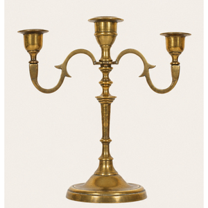 Vintage Metal 3-Arm <b>Candelabra</b> Wholesale Luxury Antique <b>Gold</b> Candle Holder Centerpiece for Wedding Party Table Decor - Product Image 5