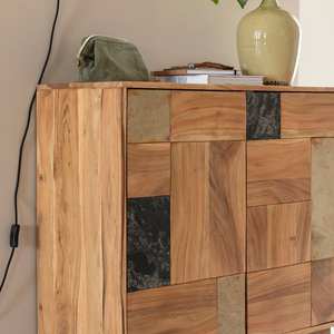 Aparador de madera de acacia Vandana Stellar Arista - Product Image 2