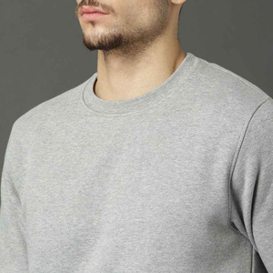 Sudadera de Cuello Redondo para Hombre, Diseño Color Block, Corte Regular, Tejida, Informal, para Otoño - Product Image 5