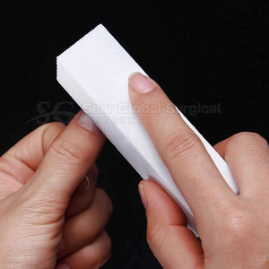 Bloque pulidor de uñas cómodo y duradero de acero inoxidable EVA, superficies de limado finas y ligeras, grano 100/180 para el cuidado diario de las uñas - Product Image 2