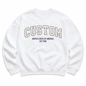Graphic Print Varsity Lettering Cotton Blend For Women's Hoodies Loose Fit Solid Color Unisex Streetwear Pullover Crew Neck Hood - Product Image 5