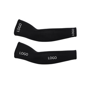 Manchon de bras de cyclisme personnalisé pour le sport en extérieur avec trou pour le pouce, protection UV solaire - Product Image 1