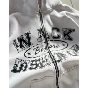 Sweat à capuche surdimensionné pour homme 100 % coton, personnalisé avec logo, épais, délavé à l'acide, avec fermeture éclair et épaules tombantes - Product Image 3