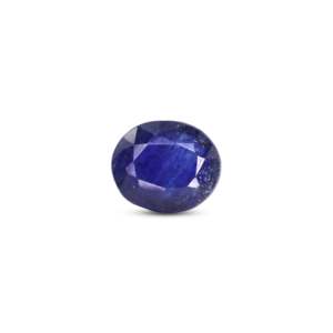 Synthetic Blue Sapphire 6.1 Carat Loose Gemstone 11mm for Fine Jewelry - Product Image 1