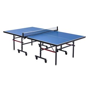 Tavolo da Ping Pong Professionale Portatile per Interni, Pieghevole in MDF con Rete e Accessori - Product Image 1