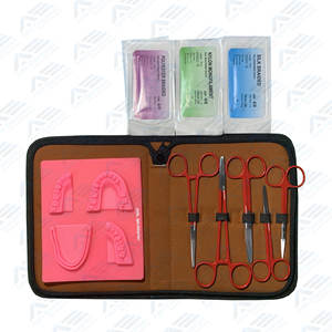 Étudiants en médecine Dissection en acier inoxydable Étudiants en médecine et vétérinaires Étudiants Kits de suture Kit de sutures Instrument médical - Product Image 1