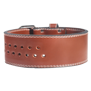 Custom <b>Back</b> <b>Support</b> Cowhide Weight Lifting Leather Belt Breathable Powerlifting Lever Belt Weight Lifting Leather Belt With OEM - Product Image 2