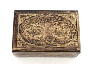 Boîte à bijoux en bois personnalisable, pliable et empilable, design classique, cadeaux de mariage, décoration de salon, fournie directement par l'usine - Product Image 6
