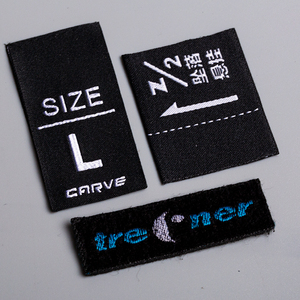 Etiquetas de ropa de alta calidad, venta directa de fábrica, etiquetas para el cuello, etiquetas de tela personalizadas - Product Image 3