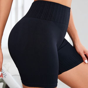 Shorts Deportivos de Primera Calidad para Mujer, Hechos a Medida, con Mezcla Transpirable de Algodón y Spandex, Diseñados en Fábrica para Yoga y Fitness - Product Image 3