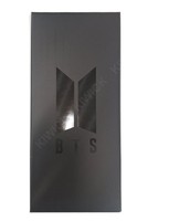 Bâton lumineux officiel BTS, modèle Ver.4 KR, design en plastique noir pour les fans de musique K-Pop coréenne, adapté à tous les âges