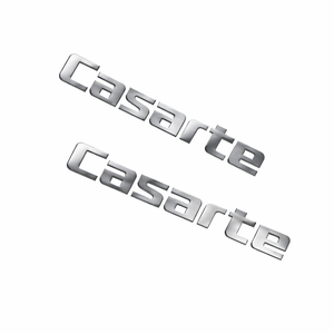 Autocollants adhésifs en vinyle 3D argent et or personnalisés, étanches, plaques signalétiques imprimées en sérigraphie, marque Lexus, fabriquées en Chine pour gravure de logo - Product Image 1