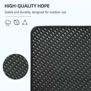 Ombrellone da Giardino Quadrato con Base in Acciaio Inox e Ferro per Patio, Ristorante, Hotel, Spiaggia - Consigliato per la Pioggia - Product Image 6