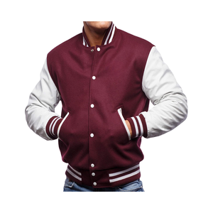 Veste universitaire en polaire personnalisée avec écussons en chenille, uniforme d'équipe - Product Image 1