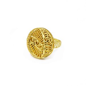 Wholesale 14K18K24K Micron Gold Plated Dubai Style Bridal Forming <b>Finger</b> <b>Ring</b> Traditional <b>Finger</b> <b>Rings</b> Fashion <b>Rings</b> Oro Joyeria - Product Image 1