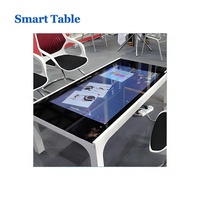 Table interactive à écran tactile, borne de jeu intelligente avec multi-touch pour le thé, le café dans les restaurants, enfants, écran LCD 43 55 pouces