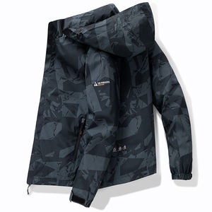 Veste de pluie à capuche imperméable pour homme, veste de course à pied, de cyclisme, de plein air, coupe-vent, imperméable pour vélo - Product Image 4