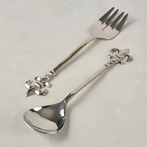 Modern Restaurant Salad <b>Server</b> Set Premium Metal <b>Buffet</b> Accessories for Service - Product Image 2