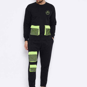 Conjunto Deportivo Personalizado al por Mayor 2026 con Logotipo Personalizado para Hombre, Conjunto de Sudadera con Cuello Redondo, Conjunto Deportivo de 2 Piezas para Hombre - Product Image 1