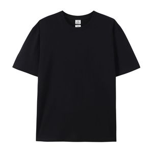 Custom Logo High Quality 220 GSM Heavy Weight <b>Tshirt</b> 100% Cotton Drop Shoulder Oversized Screen Print Cropped T-Shirt for Men - Product Image 1