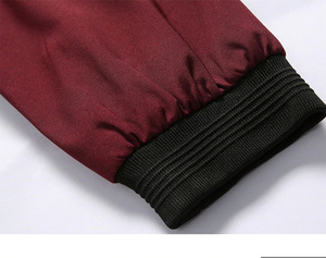 Hot Selling Winter Wear Solid Color Comfortable Men's Bomber Jacket Quick Dry Breathable Hooded Full Sleeves Bomber Jacket - Product Image 5