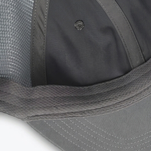 Gray Mesh Trucker Hat With <b>Mountain</b> Patch Embroidery Unisex Outdoor Casual <b>Cap</b> Adjustable Fit Four Seasons Wear - Product Image 6