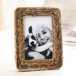 Cadres photo A4 faits main tendance, meilleur prix, haute qualité, en jacinthe d'eau naturelle. - Product Image 4