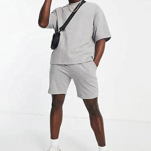 New Arrivals Summer Short <b>Set</b> Casual Customised Men Summer 2 Piece T Shirt Shorts <b>Set</b> Cotton Made Quick Dry Short <b>Set</b> - Product Image 3