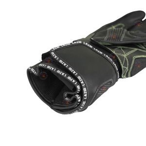 Gants de moto en cuir de vachette aniline de qualité supérieure, design manchette longue, bordure réfléchissante, protection pour le tourisme et la course - Product Image 5