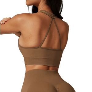 Best Selling Women Sports <b>Bra</b> High Quality Yoga <b>Bra</b> Soft Comfortable <b>Stretch</b> Fabric Gym Training Running Fitness Sports Wear - Product Image 6