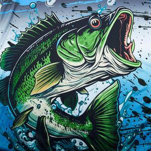 Nouvelle conception, vêtements de pêcheur haute performance, chemises de pêche en polyester durables, protection UV, technologie de séchage rapide, logo personnalisé - Product Image 5