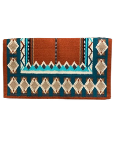 New Zealand Wool Western Riding Pad Handmade Horse Saddle Blanket for Cowboy Tack Ranch Trail Horse Shows and <b>Equestrian</b> Sports - Product Image 1