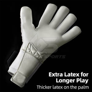 Gants de gardien de but en latex 4,0 mm, gants de football à doigts entiers, respirants, séchage rapide, pour les matchs - Product Image 2